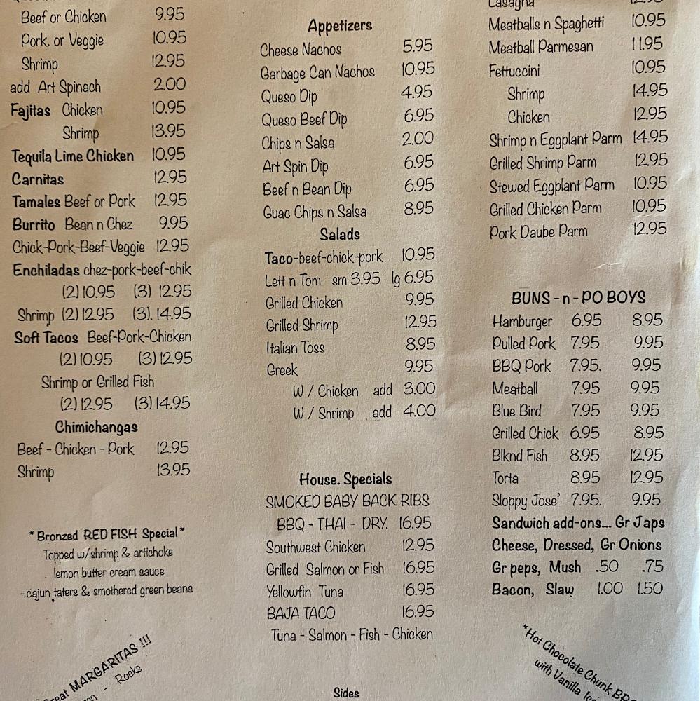 Blue Tomato Menu image 2