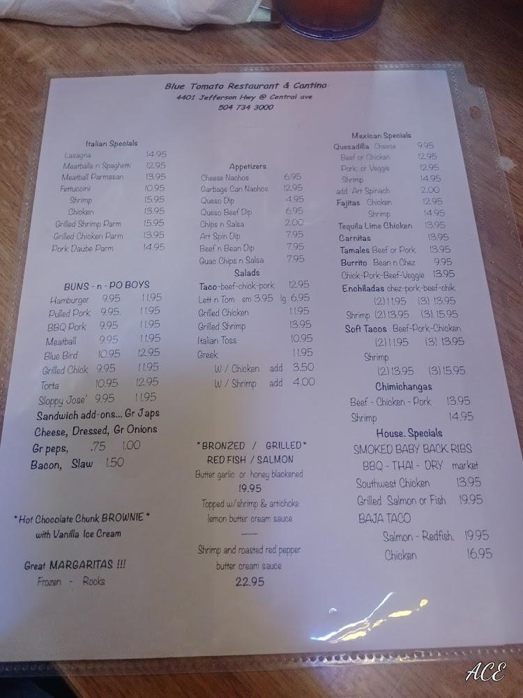 Blue Tomato Menu image 4